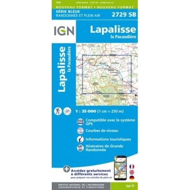 2729SB - Lapalisse / La Pacaudière map