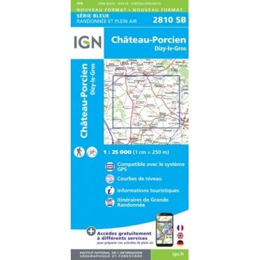 2810SB - Château-Porcien / Dizy-le-Gros map