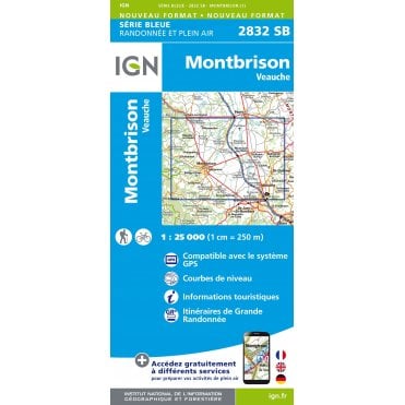 2832SB - Montbrison / Veauche map