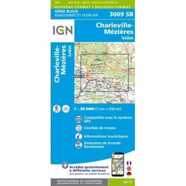 3009SB - Charleville - Mézières / Sedan map