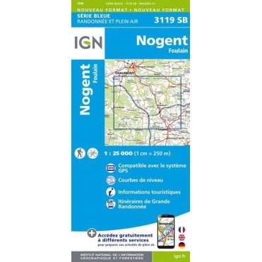 3119SB - Nogent / Foulain map