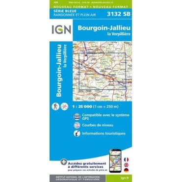 3132SB - Bourgoin-Jallieu / La Verpillère map