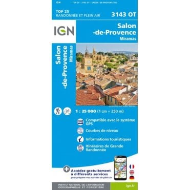 3143OT - Salon-de-Provence / Miramas map