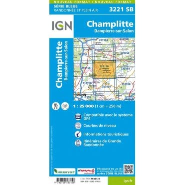 3221SB - Champlitte / Dampierre-sur-Salon map