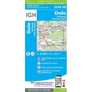 3224E - Orchamps / Forêt de Chaux map