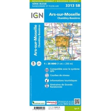 3313SB - Ars-sur-Moselle / Chambley-Bussières map