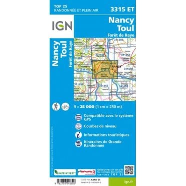3315ET - Nancy / Toul / Forêt de Haye map