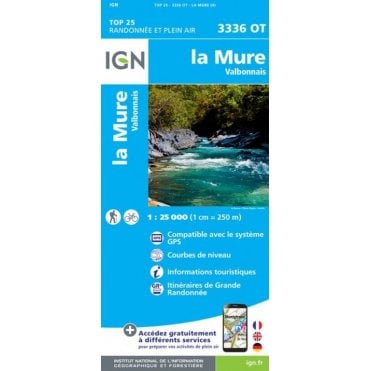 3336OT - La Mure / Valbonnais map