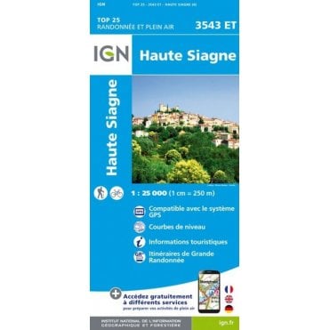 3543ET - Haute Siagne map