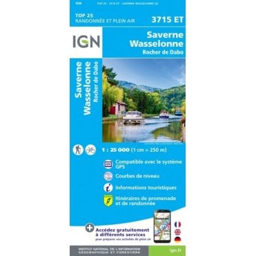 3715ET - Wasselonne - Brumath map