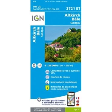 3721ET - Huningue / Bâle map