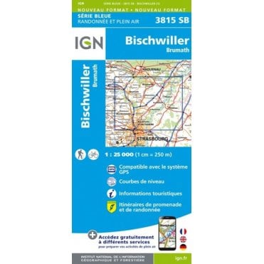 3815E - Bischwiller / Brumath map