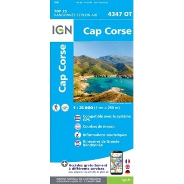 4347OT - Cap Corse map