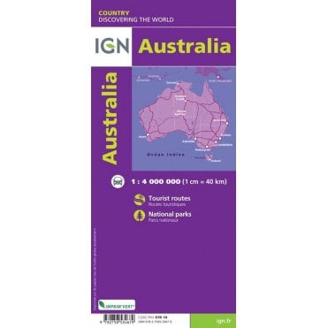 Australia - IGN Road and tourist map 85106
