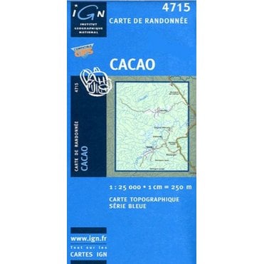 Cacao (French Guiana) - IGN map 4715
