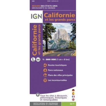 California State - IGN Road and tourist map 85201