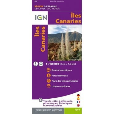 Canary Islands - IGN Road and tourist map 86203
