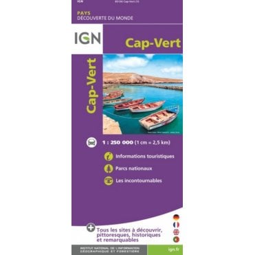 Cape Verde - IGN Road and tourist map 85136