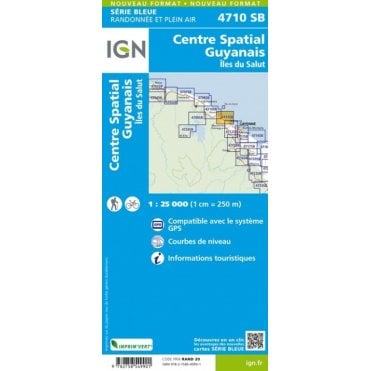 Centre Spatial French Guianais (French Guiana) - IGN map 4710