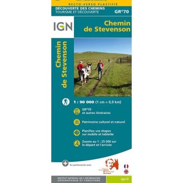 Chemin de Stevenson GR70 - IGN map 89023