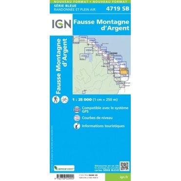 Crique Tibourou (French Guiana) - IGN map 4719