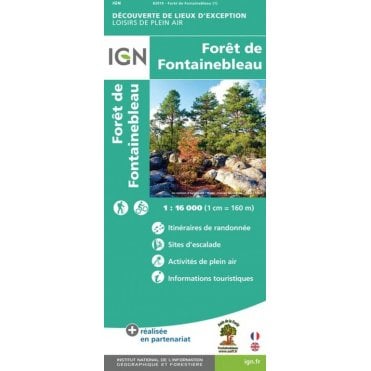 Forêt de Fontainbleau - IGN map 82019