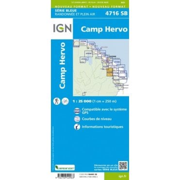 Fourgassié (French Guiana) - IGN map 4716