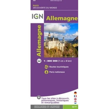 Germany - IGN Road and tourist map 86102