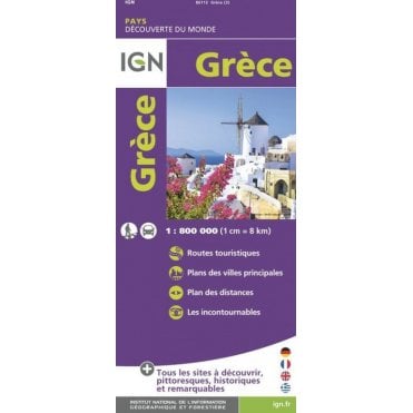 Greece - IGN Road and tourist map 86112