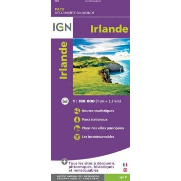 Ireland - IGN Road and tourist map 86116