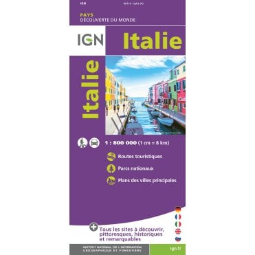 Italy - IGN Road and tourist map 86110