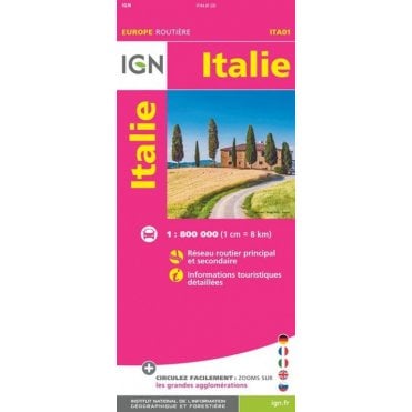 Italy - IGN Road map ITA01