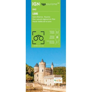 Loire / Saint-Etienne Roanne PNR Pilat - IGN TOP100 map D42