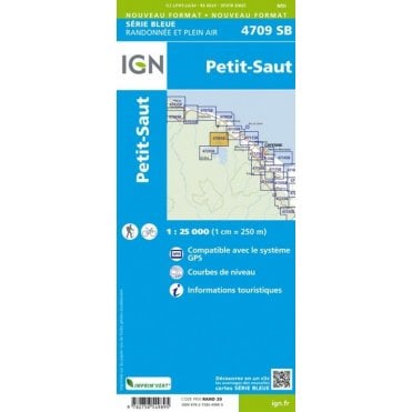 Malmanoury (French Guiana) - IGN map 4709