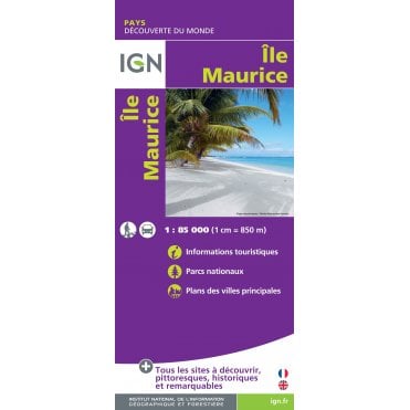 Mauritius - IGN Road and tourist map 85001