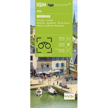 Morbihan - IGN TOP100/Department map D56