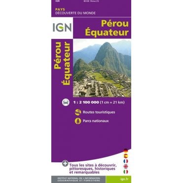Peru & Ecuador - IGN Road and tourist map 85130
