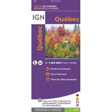 Quebec - IGN Road and tourist map 85203