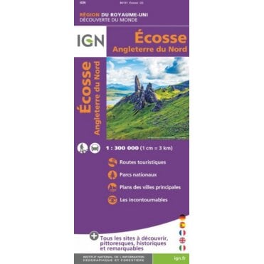 Scotland - IGN Road and tourist map 86131