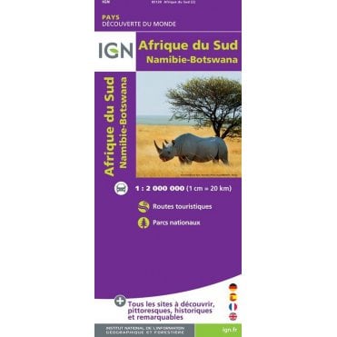 South Africa / Namibia / Botswana - IGN Road and tourist map 85120