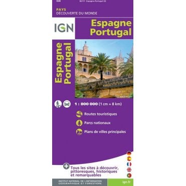 Spain / Portugal - IGN Road and tourist map 86111