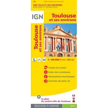 Toulouse & surrounding areas - IGN map 88414