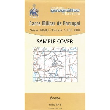 06: Evora - 1:250K Regional Maps of Portugal, Series M586 (M586 series)