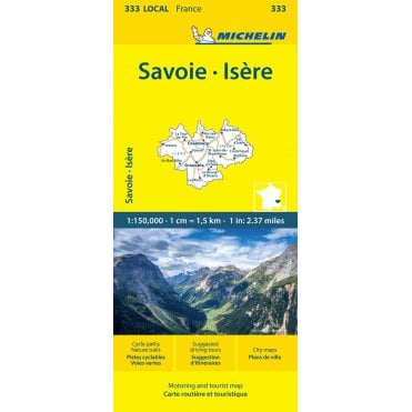 Michelin Local Maps of France 333: Iserev