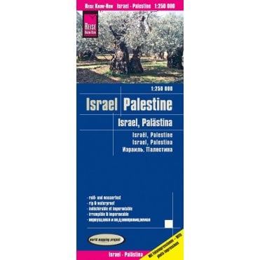 Israel, Palestine Map - Reise Know-How