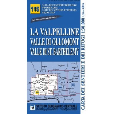 IGC 25k Map 115 - La Valpelline