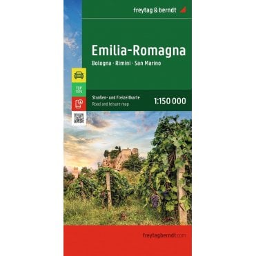 Italy: Emilia-Romagna - Bologna - Rimini - San Marion Road Map