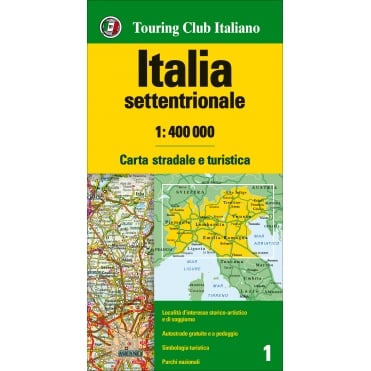 Italy North Regional Road Map