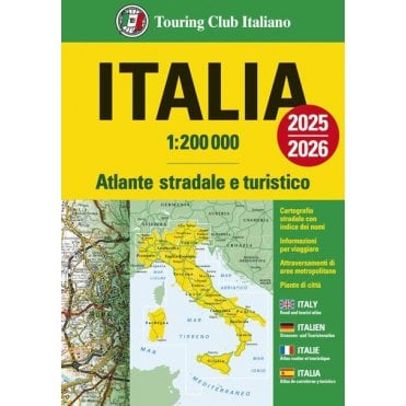 Italy Road Atlas: atlante stradale 2026/2027