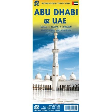 Abu Dhabi & UAE Travel Reference Map